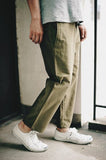 3RDWORD WORK PANTS（カーキ）着用イメージ