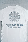 PIZZA CULT SQUAD T-shirt（ホワイト）後ろ